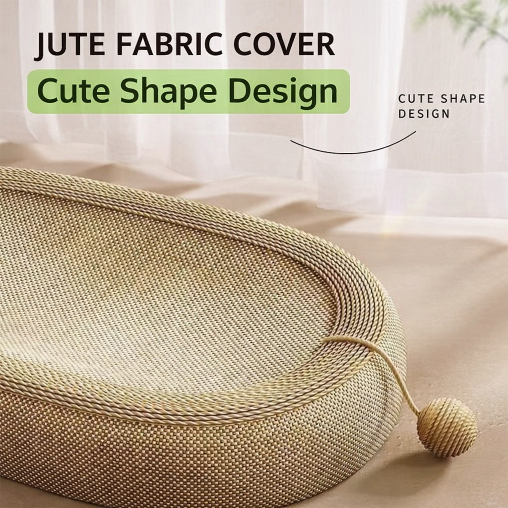 Sisal Basin Cat Scratching Bed | Chill Fun Mall