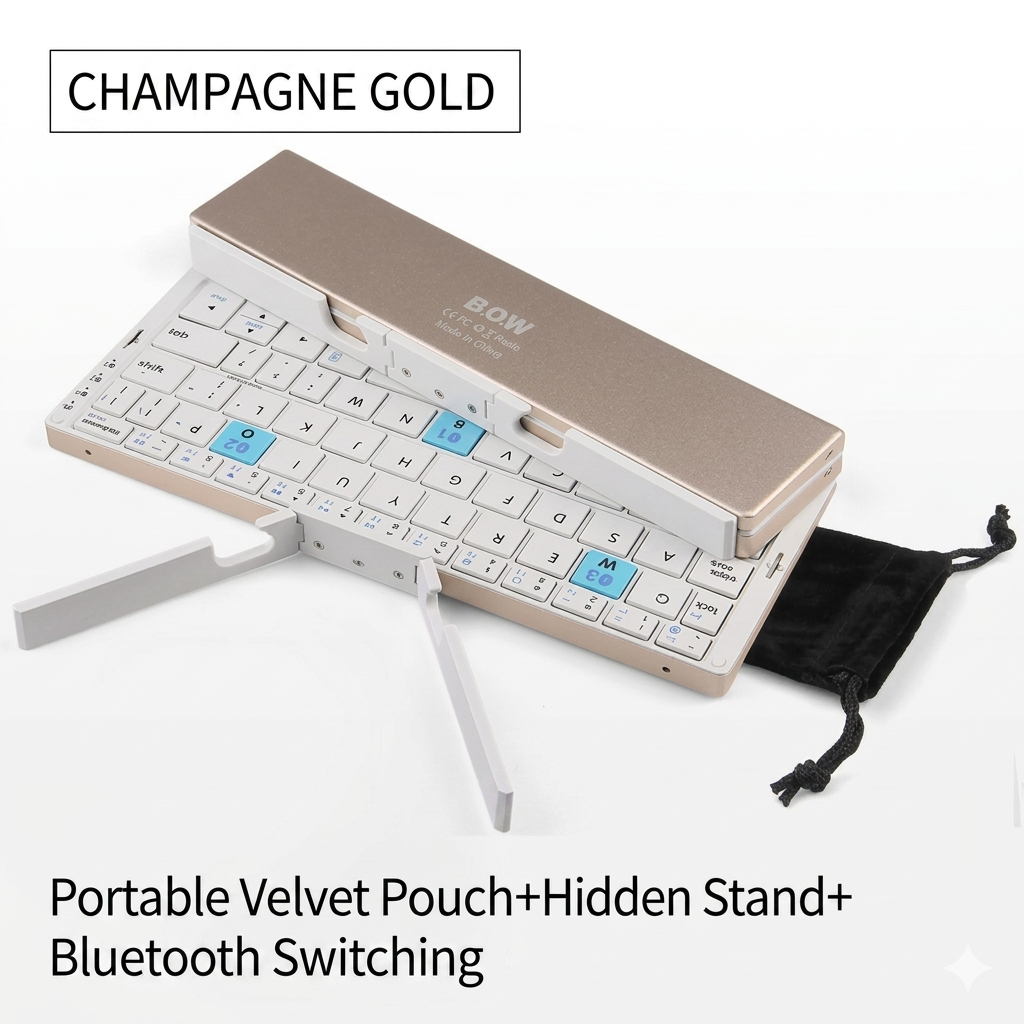 Mini Folding Bluetooth Keyboard | Chill fun Mall