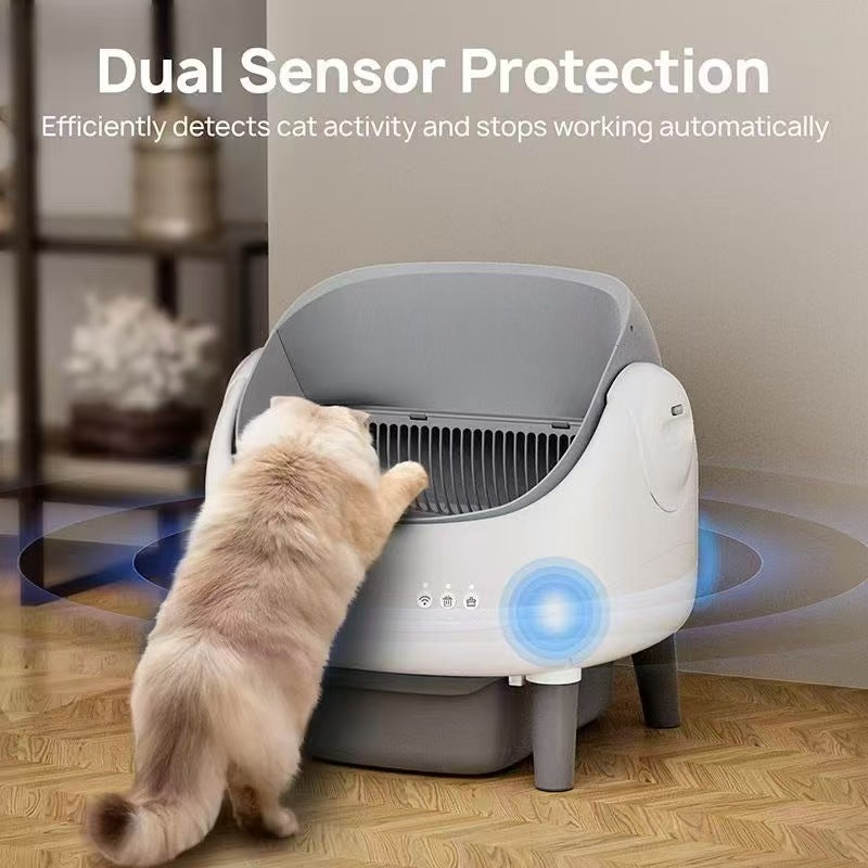 Automatic Self Cleaning Cat Litter Box | Chill fun Mall