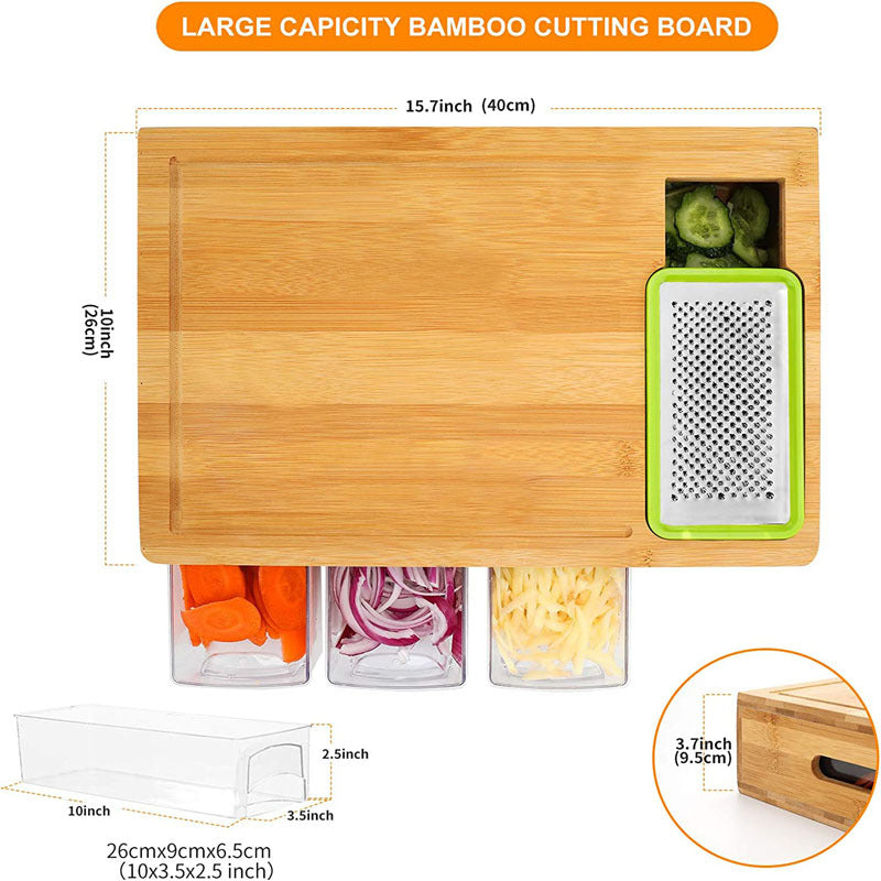 Multi-functional Classified Bamboo Cutting Board | Chill Fun Mall