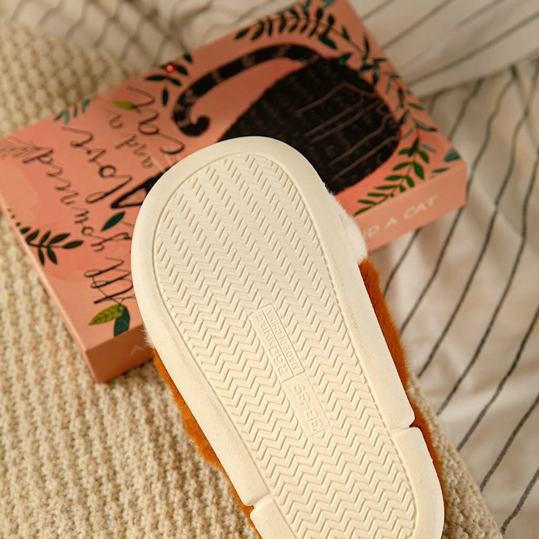 Cute Cat Paw Cotton Slippers | Chill Fun Mall