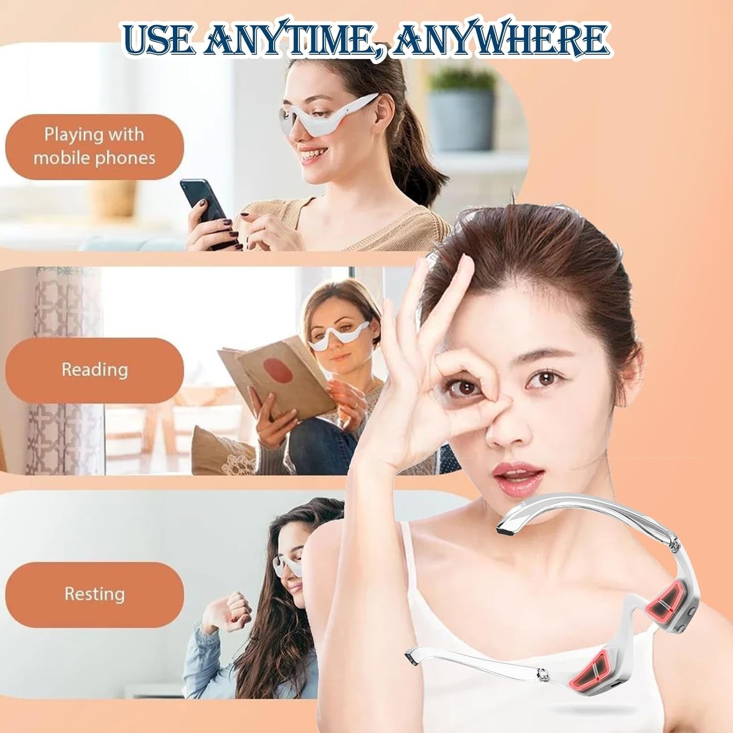 3D Eye Massager – Reduce Dark Circles & Puffiness | Chill Fun Mall