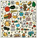 Colorful cartoon-style illustrations of Magic Pet Wrap with various elements like bears, clouds, and text.