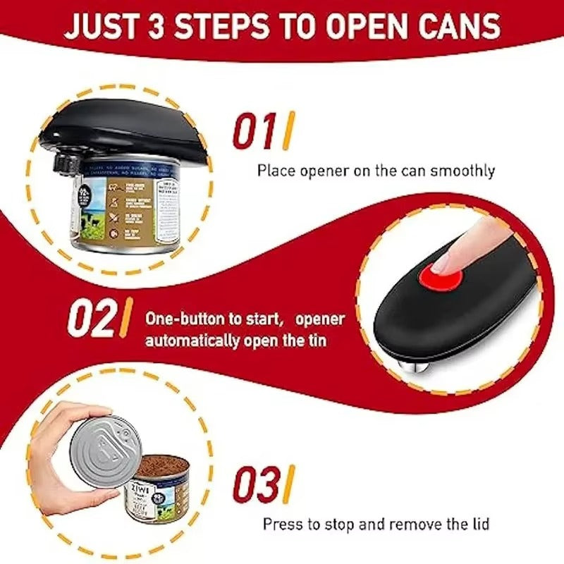 One Touch Electric Can Opener | Chill Fun Mall