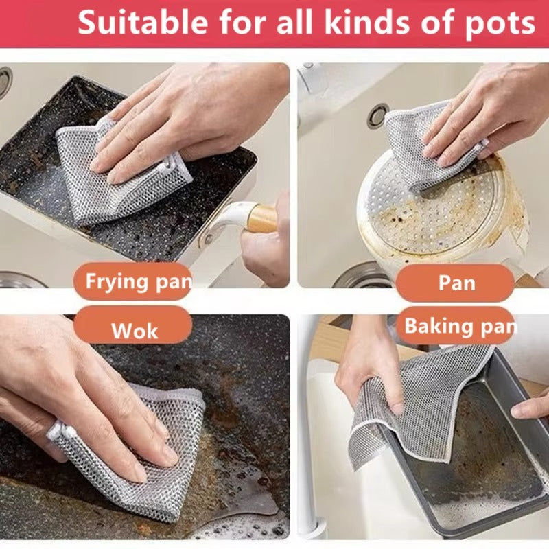 Silver Wire Dishwashing Cloth | Chill Fun Mall