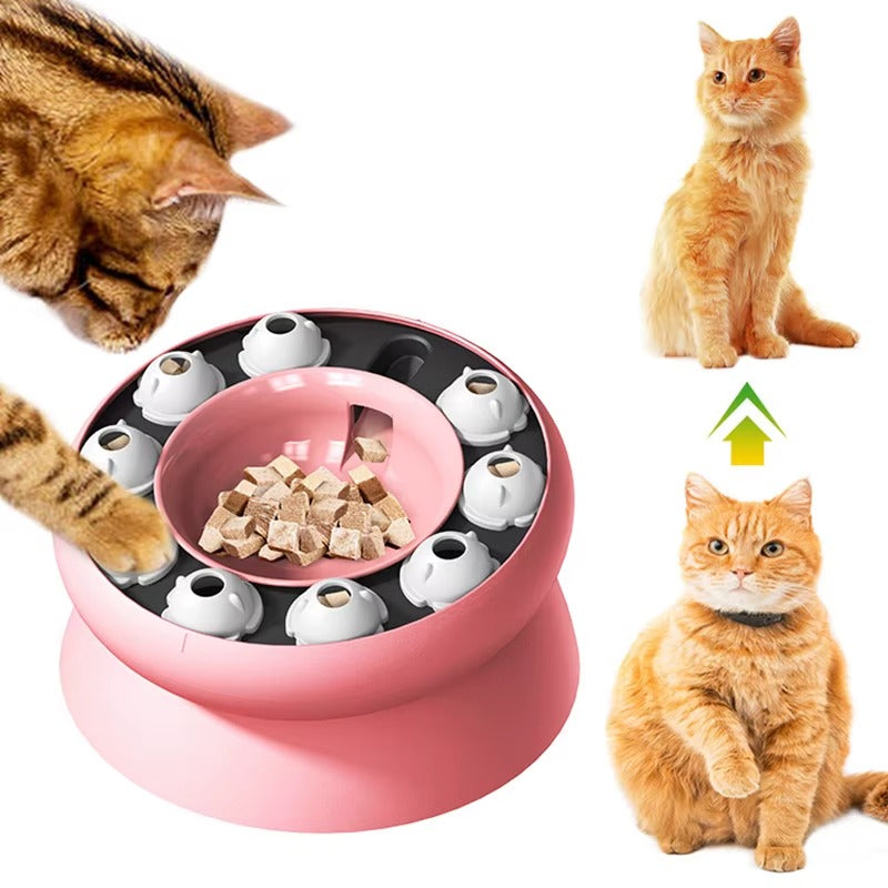 Interactive Cat Slow Feeder Bowl | Chill Fun Mall