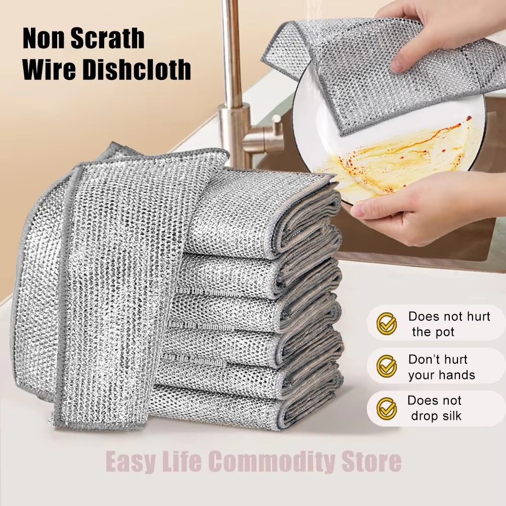 Silver Wire Dishwashing Cloth | Chill Fun Mall